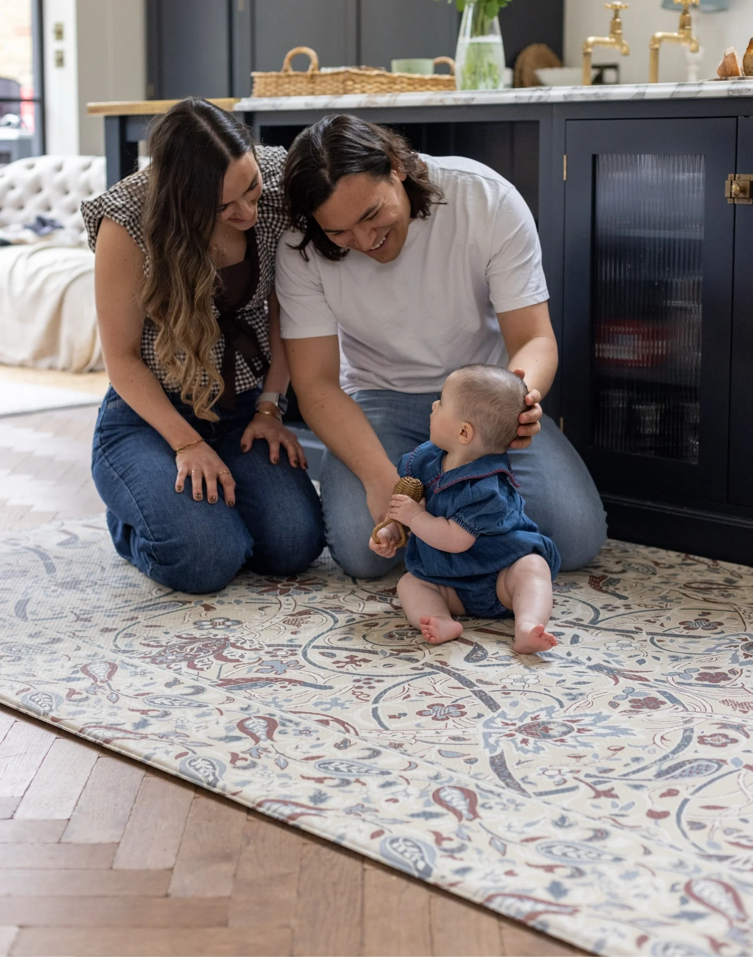 Morris & Co. The Bullerswood Stone Woad Play Mat - Image 11