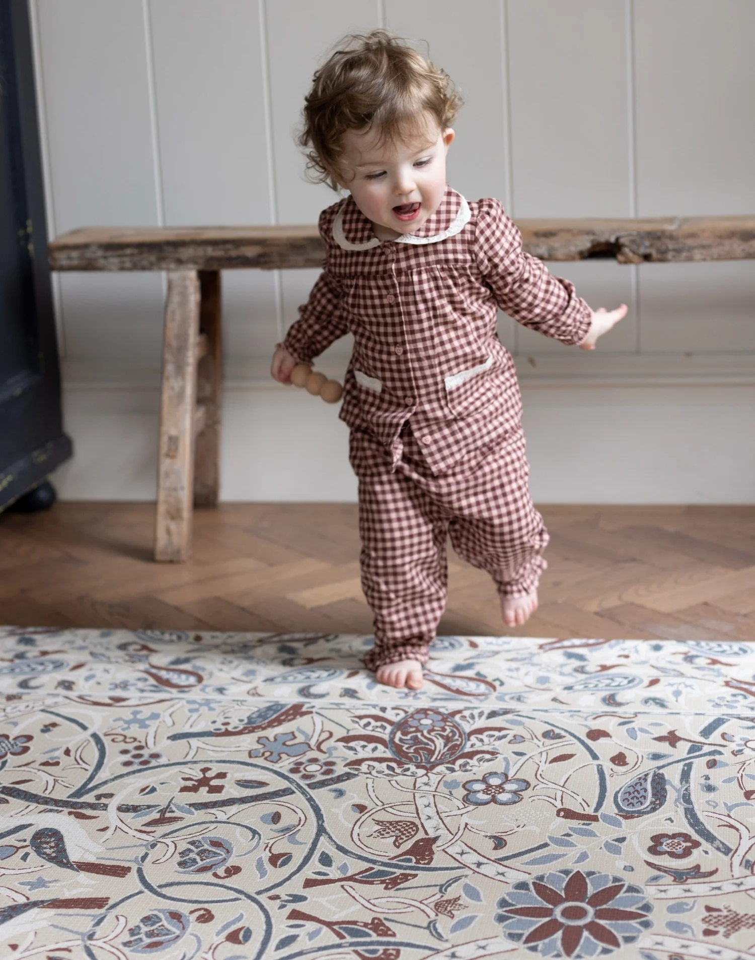 Morris & Co. The Bullerswood Stone Woad Play Mat - Image 12