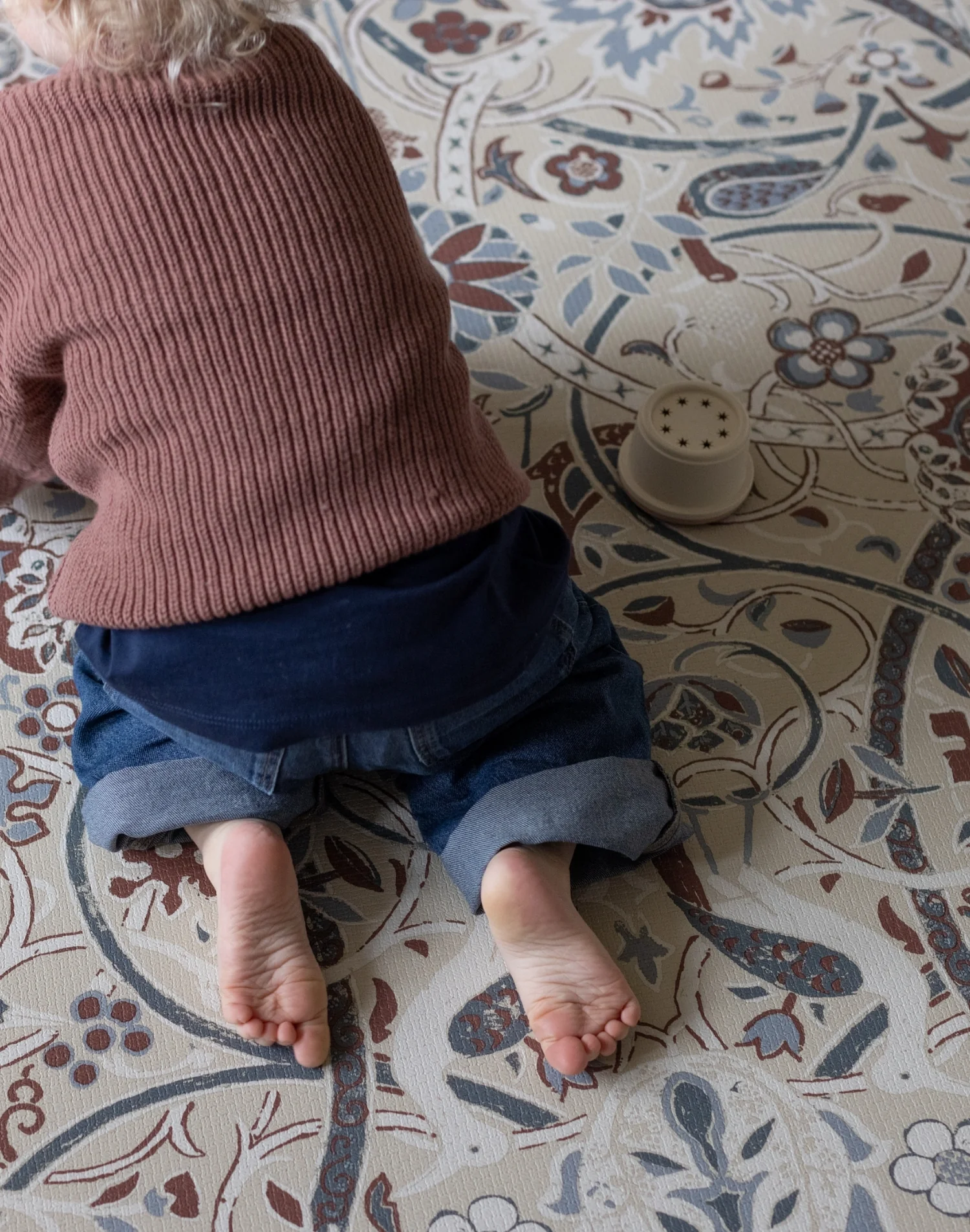 Morris & Co. The Bullerswood Stone Woad Play Mat - Image 8