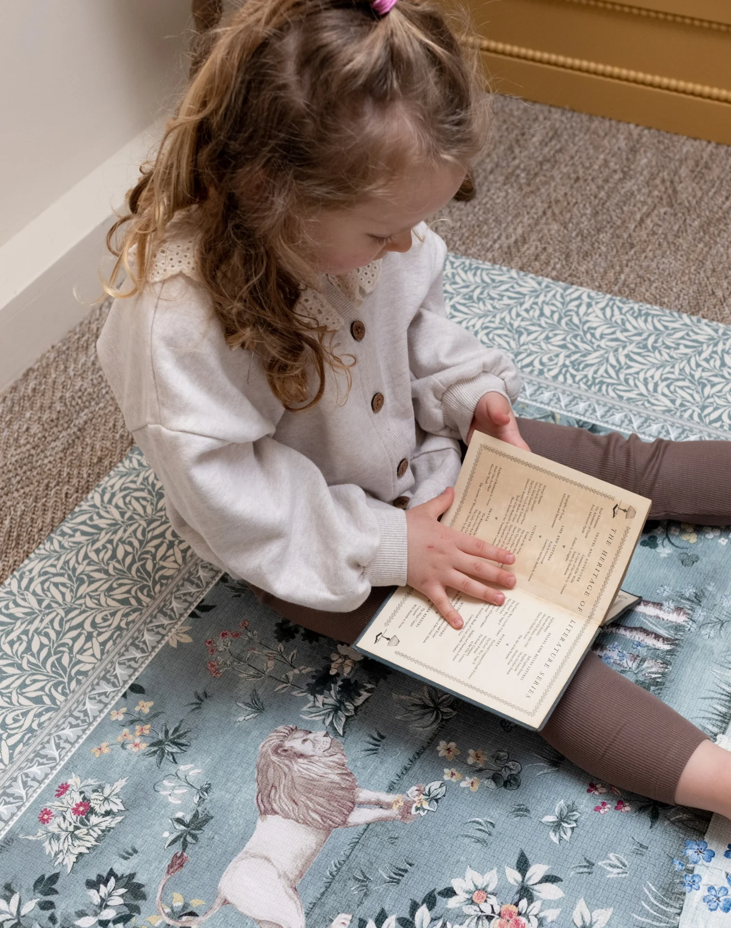 Morris & Co. The Owl and Willow Play Mat - Image 7