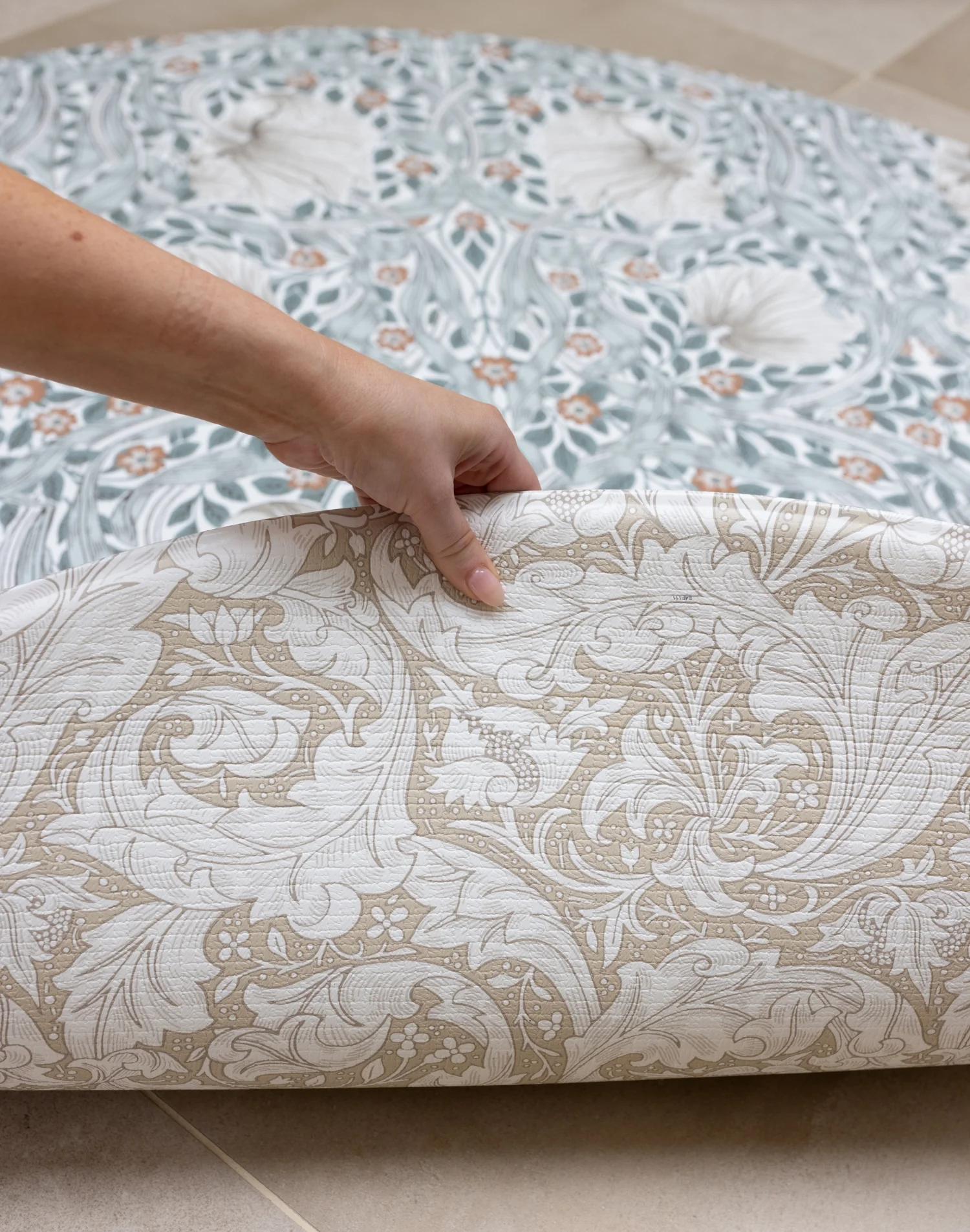 Morris & Co. The Pimpernel Mineral Blue Play Mat - Image 13