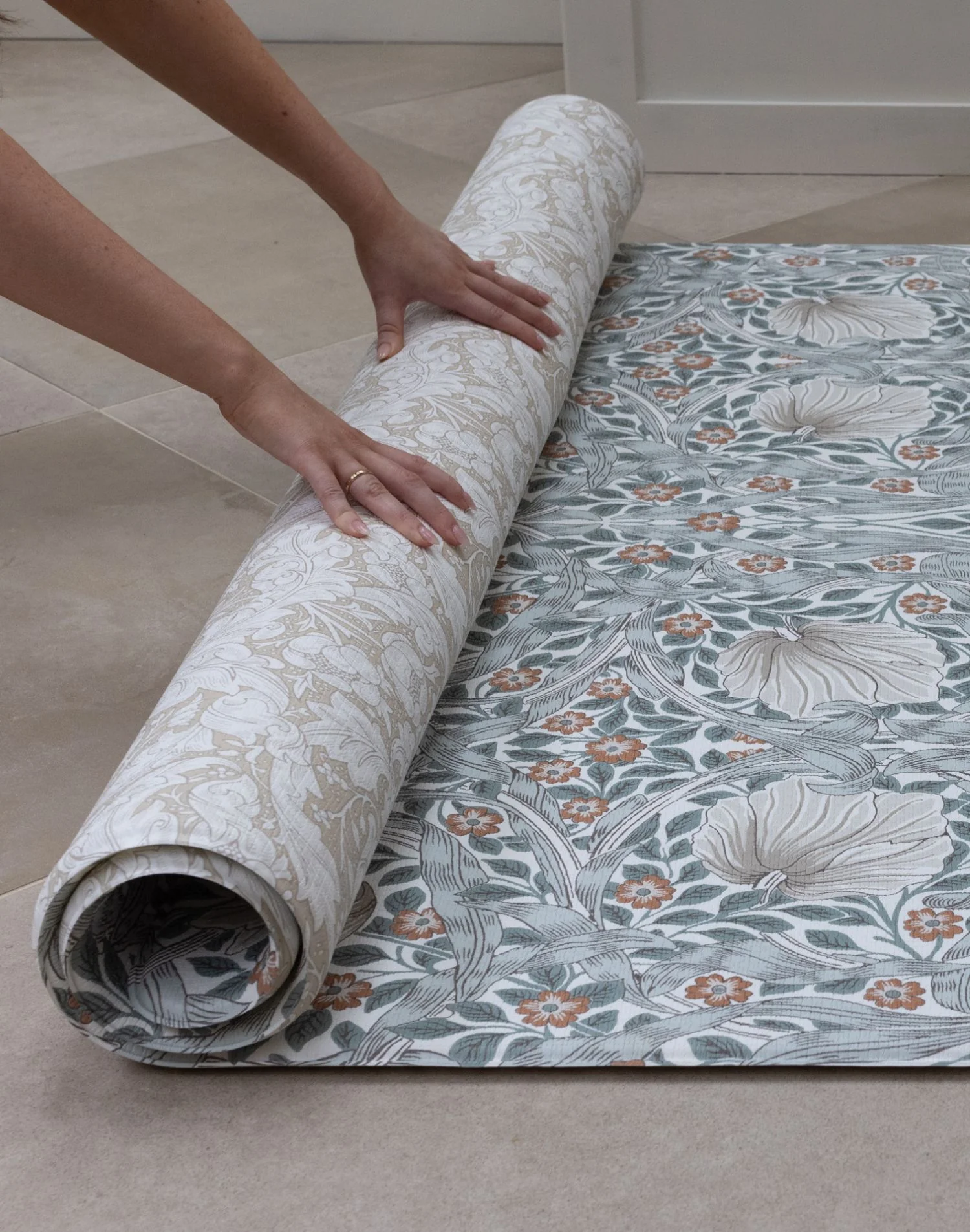 Morris & Co. The Pimpernel Mineral Blue Play Mat - Image 3