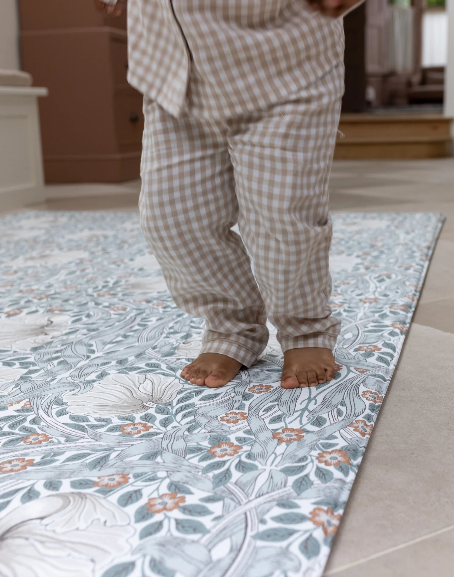 Morris & Co. The Pimpernel Mineral Blue Play Mat - Image 4