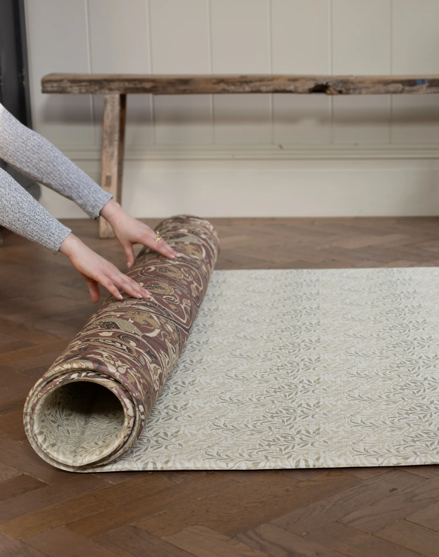 Morris & Co. The Willow Boughs Flax Play Mat - Image 4