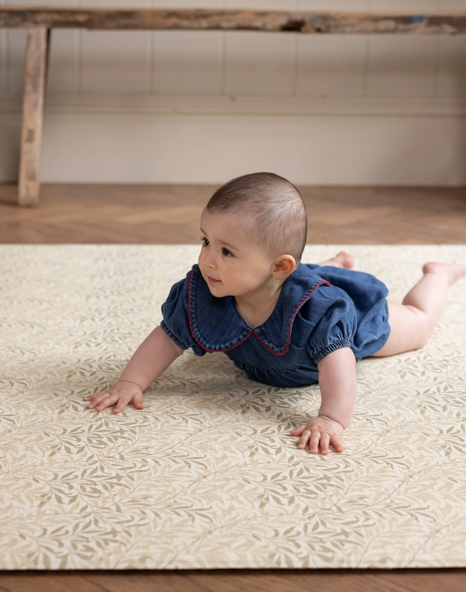 Morris & Co. The Willow Boughs Flax Play Mat - Image 8
