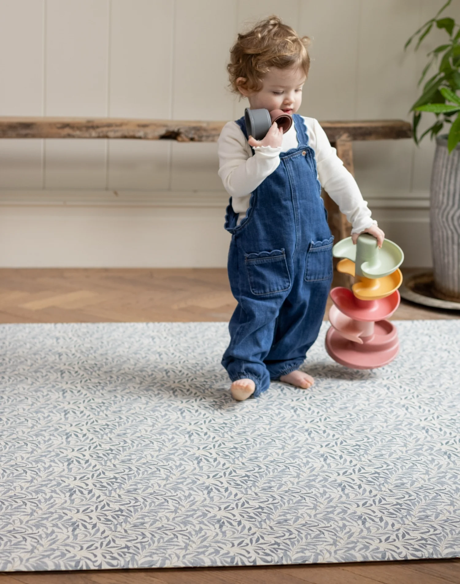 Morris & Co. The Willow Boughs Woad Play Mat - Image 10